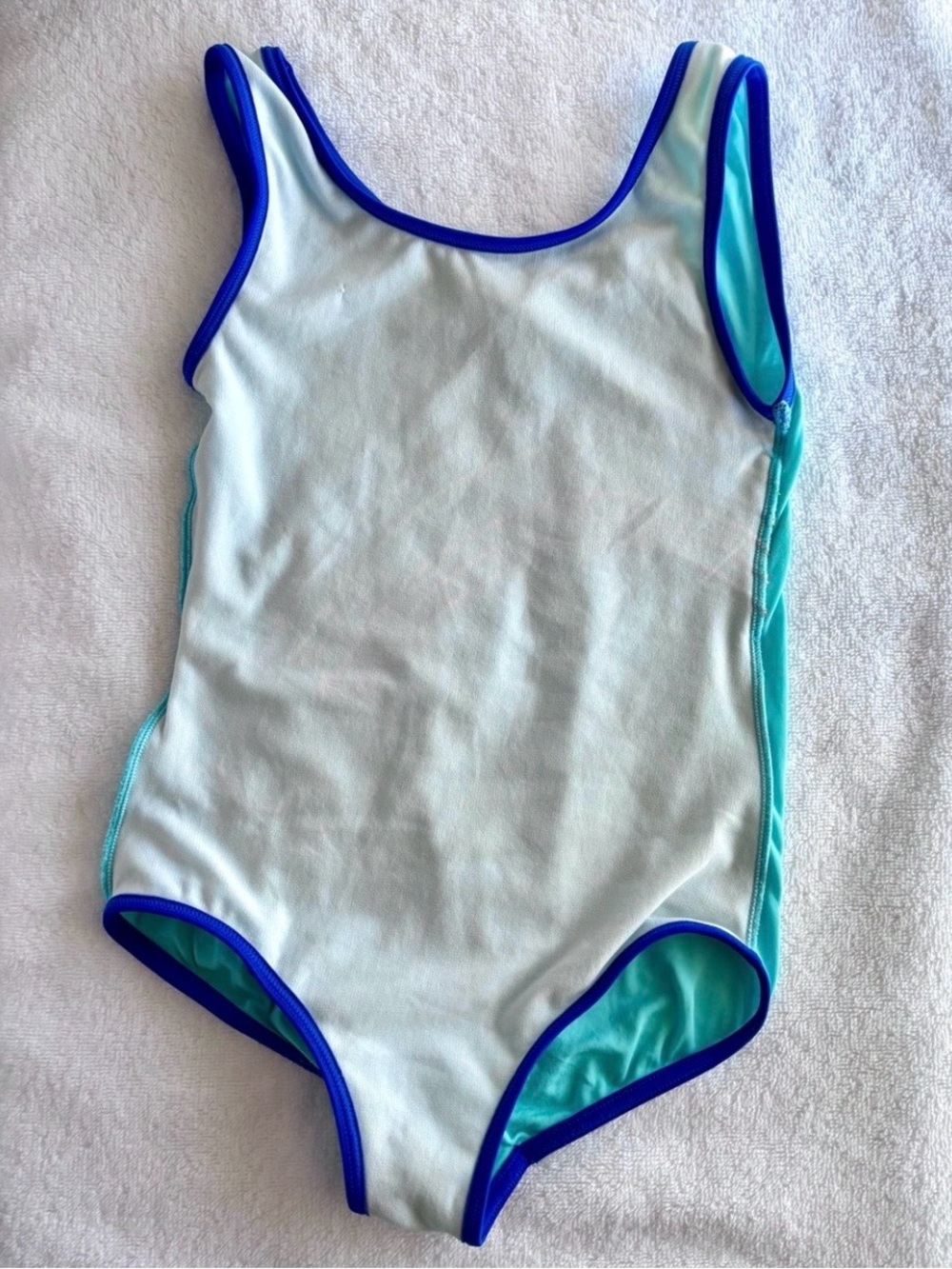 Mini Boden Rainbow Appliqué Swimsuit Aqua Blue 7–8Y / 128 cm - Picture 4 of 12
